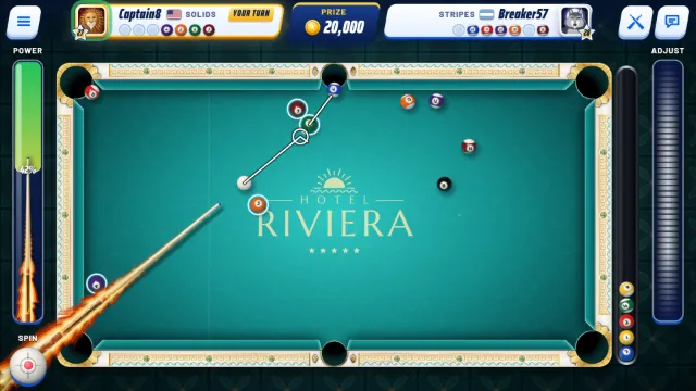 8 Ball Stakes screenshot: The match