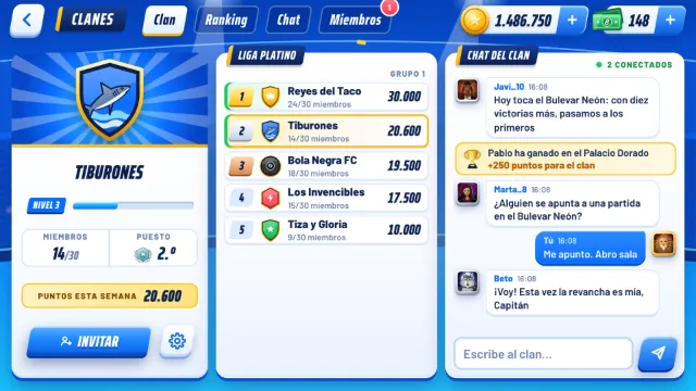 Captura de 8 Ball Stakes: Clanes