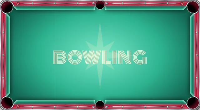 The Retro Bowling table