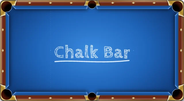 The The Chalk Bar table