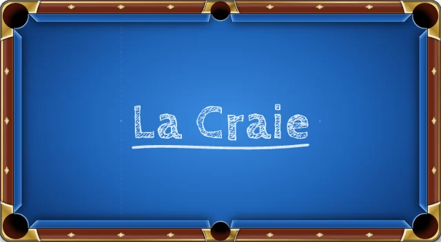 La table de Bar La Craie