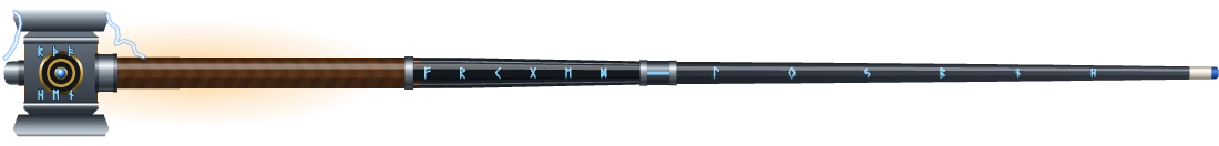 The Thunder Hammer cue