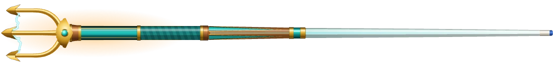 The Poseidon's Trident cue